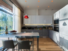 Загородный дом «», кухня . Фото № 18118, автор Архитектурное бюро Полозовой Марии и Пискуновой Любови  