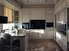 Загородный дом «», кухня . Фото № 18131, автор Mill-Studio Studio