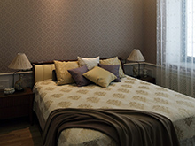 Загородный дом &laquo;&raquo;, спальня . Фото № 18133, автор Mill-Studio Studio