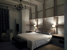 Загородный дом &laquo;&raquo;, спальня . Фото № 18468, автор ДИА (МАО) 