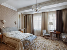 Загородный дом &laquo;&raquo;, спальня . Фото № 18524, автор «Дизайн в кубе» Авторские интерьеры