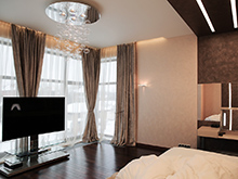 Загородный дом &laquo;&raquo;, спальня . Фото № 19241, автор Дизайнус , Усов Ярослав