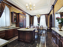 Загородный дом «», кухня . Фото № 19825, автор Градиз Градиз