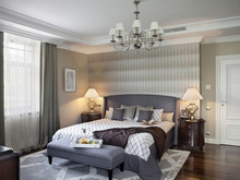 Загородный дом &laquo;&raquo;, спальня . Фото № 20490, автор Mill-Studio Studio