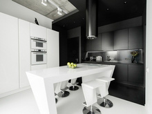 Квартира «», кухня . Фото № 21073, автор Geometrix  