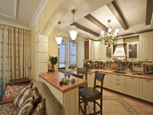 Загородный дом «», кухня . Фото № 22657, автор Голубева Ольга