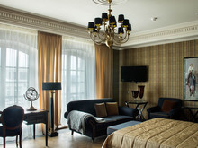 Загородный дом &laquo;&raquo;, спальня . Фото № 23172, автор М2 КОНЦЕПТ  