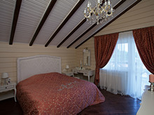 Загородный дом &laquo;Дом из клиеного бруса&raquo;, спальня . Фото № 23621, автор Азорская Инна