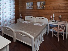 Загородный дом &laquo;Дом из клиеного бруса&raquo;, спальня . Фото № 23623, автор Азорская Инна