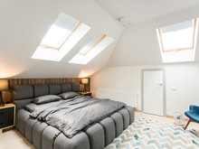 Загородный дом &laquo;Дом в стиле эко-минимализм&raquo;, спальня . Фото № 23670, автор Insomnia 