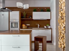 Загородный дом «ЭКО», кухня . Фото № 24032, автор Цымбалова Оксана