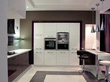 Загородный дом «Дом в Подмосковье 250м2», кухня . Фото № 24216, автор Хатисашвили Ната