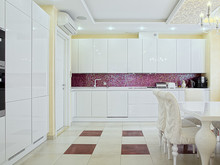 Загородный дом «Поселок Миллениум (Московская область)», кухня . Фото № 24583