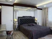 Загородный дом &laquo;Поселок Миллениум (Московская область)&raquo;, спальня . Фото № 24580