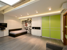 Загородный дом &laquo;Коттедж по ул.Бардина&raquo;, спальня . Фото № 24841, автор Черных Елена