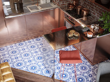 Загородный дом «Частный дом в Сабурово Парк», кухня . Фото № 24844, автор Art Group Студия Дарьи Васильковой 