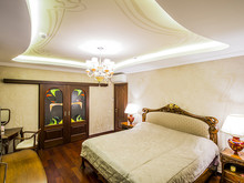 Загородный дом &laquo;Дом в Истринском районе 320 кв.м&raquo;, спальня . Фото № 24939, автор ST-buro 