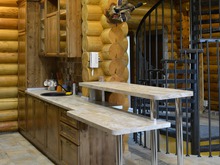 Загородный дом «Охотничий дом», кухня . Фото № 25004, автор Чудинова Оксана