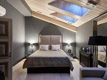 Загородный дом &laquo;дом 700 кв м&raquo;, спальня . Фото № 25057, автор Mill-Studio Studio