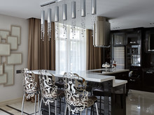 Загородный дом «дом 700 кв м», кухня . Фото № 25054, автор Mill-Studio Studio