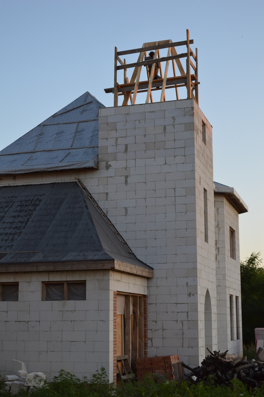 Загородный дом «Дом для друзей», фасад, фото из проекта 