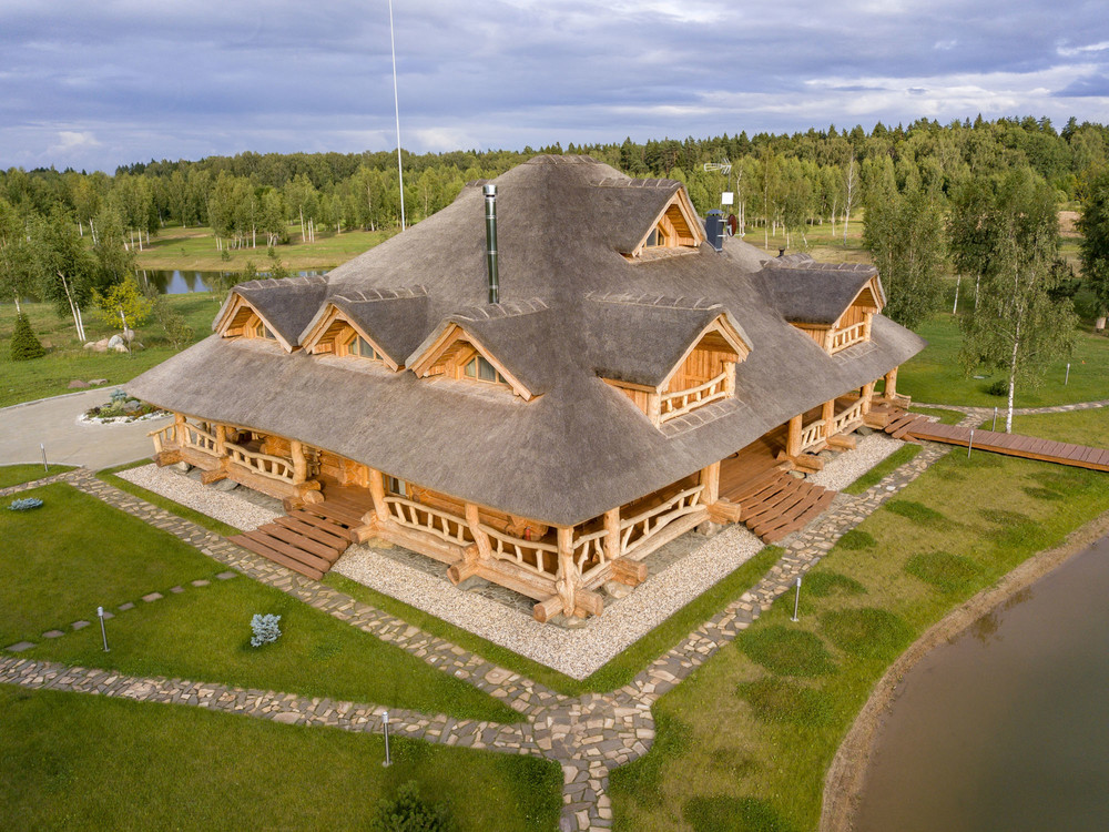 Загородный дом «Дом в рустикальном стиле», фасад, фото из проекта 