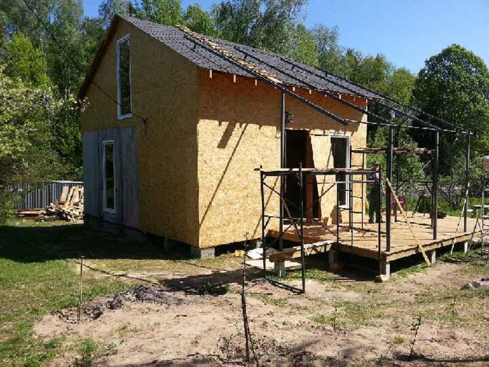 Загородный дом «Реконструкция дачного дома в д.Райки. телепроект для ФАЗЕНДЫ», гостевой дом, фото из проекта 