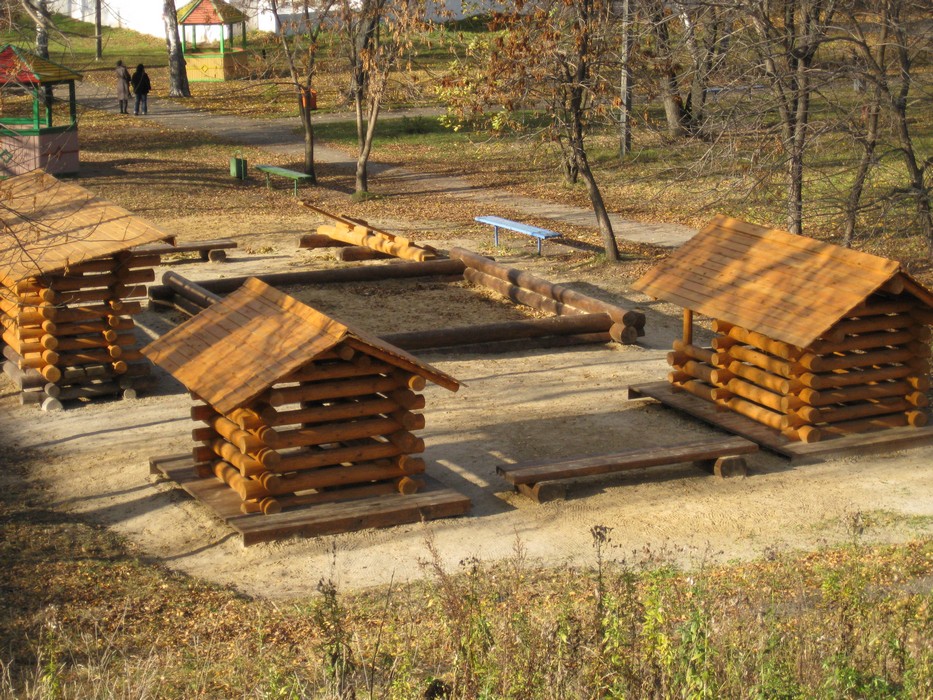 Загородный дом «», детская площадка, фото из проекта 