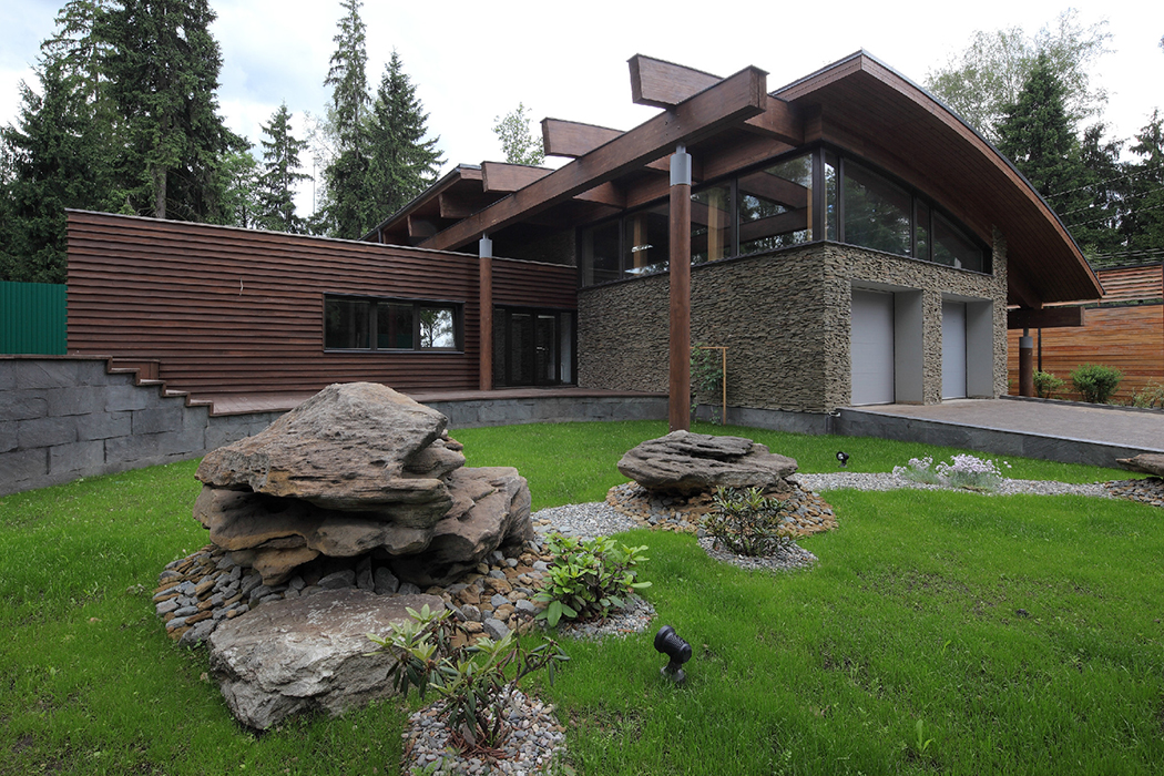 Загородный дом «», фасад, фото из проекта 