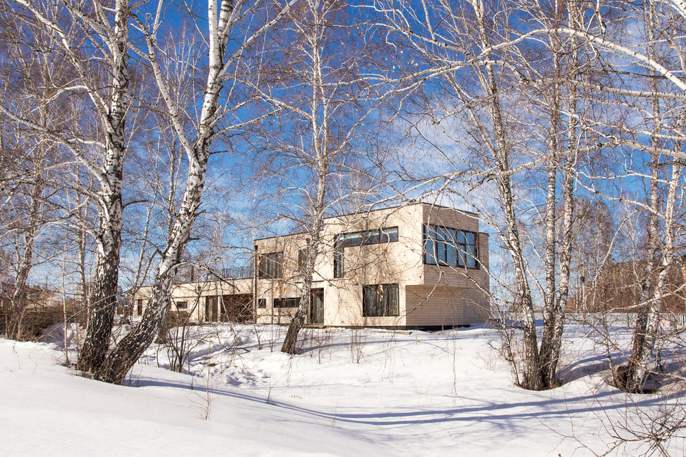 Загородный дом «Дом на Планете», фасад, фото из проекта 