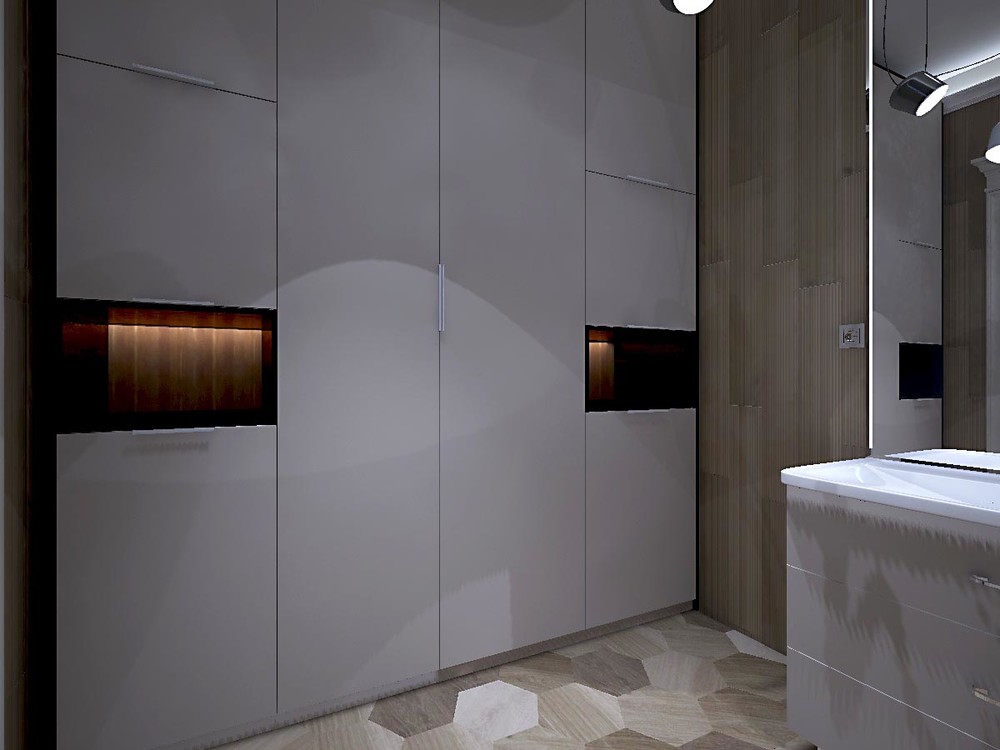 Загородный дом «Дизайн проект дома площадь 500 кв.м в Ленинградской области.», санузел, фото из проекта 