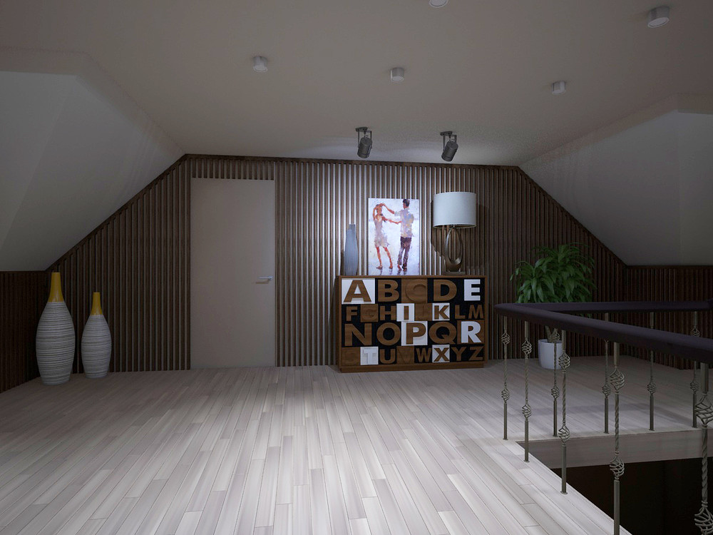 Загородный дом «Дизайн проект дома площадь 500 кв.м в Ленинградской области.», холл, фото из проекта 