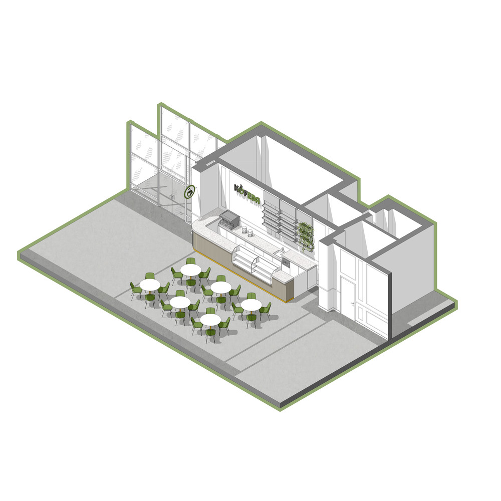 Кафе «Кафе в Лобби бизнес центра», Кафе, фото из проекта 