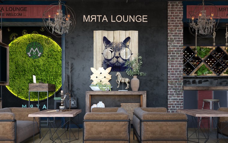 Бар. Бар из проекта мята Lounge, фото №98643