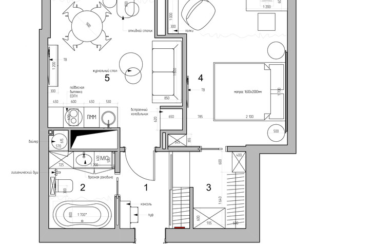 Квартира. гостиная из проекта СЕДЬМОЕ НЕБО, фото №89983