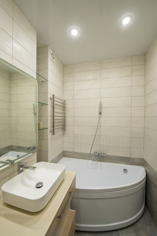 Квартира. ванная из проекта Геометрия в интерьере, фото №94712