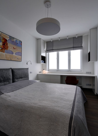 Квартира. спальня из проекта Ничего лишнего или Лаконичность и простота., фото №106942