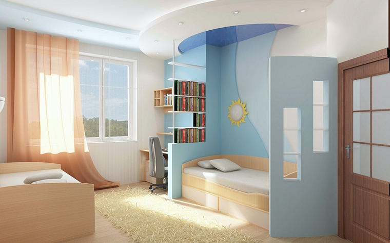 Фото дизайна интерьера детской комнаты