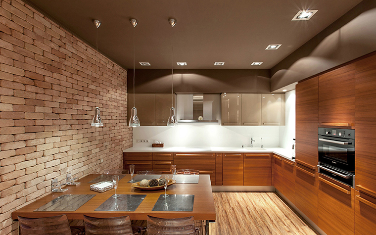 <p>Автор проекта:  Бадалян Тигран             Studio-TA</p>
<p>Пример абсолютного, типичного лофта, то есть кухни в стиле лофт.</p>