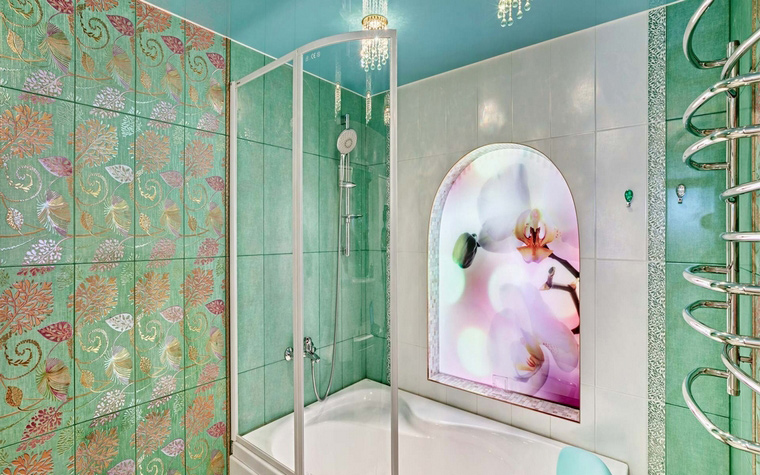 Квартира. ванная из проекта , фото №46076