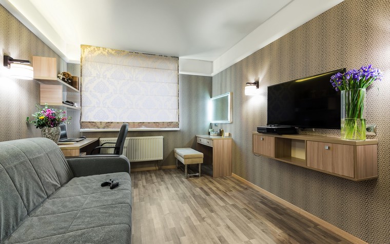 Квартира. гостиная из проекта Проект квартиры 45 кв.м в стиле, фото №78562