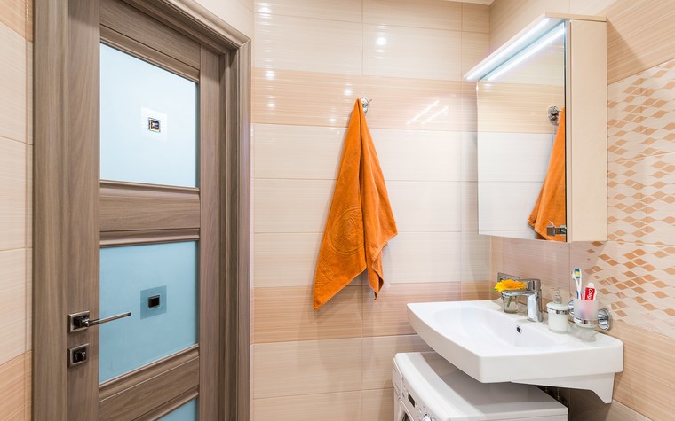 Квартира. ванная из проекта Проект квартиры 45 кв.м в стиле, фото №78558