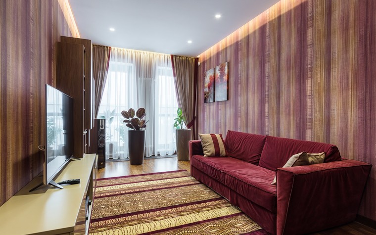 Квартира. кабинет из проекта Современный интерьер квартиры площадью 120 кв.м, фото №78678