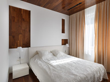 Квартира &laquo;Экоквартира на Морском проспекте&raquo;, спальня . Фото № 25163, автор Fisheye Architecture & Design   Александр