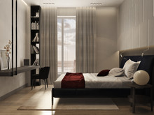 Квартира &laquo;ЖК Wine House&raquo;, спальня . Фото № 25231, автор Match Architects Architects