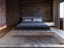 Квартира &laquo;BW apartment. Место проведения фотосессий и вечеринок.&raquo;, спальня . Фото № 25251, автор DesignRocks Studio