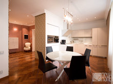 Квартира «Парадная эклектика.  Квартира в центре Петербурга», кухня . Фото № 25335, автор Fisheye Architecture & Design   Александр