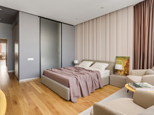 Квартира &laquo;Функциональный простор&raquo;, спальня . Фото № 25345, автор Art-i-Сhok 