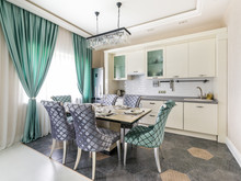 Квартира «НЕЖНАЯ РОСКОШЬ», кухня . Фото № 25353, автор Кононенко Александр