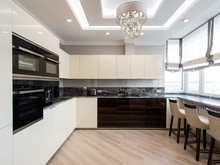 Квартира «Двухуровневая квартира», кухня . Фото № 25399, автор Нураева Аида